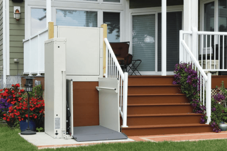 home2stay regular betrical porch  platform lift